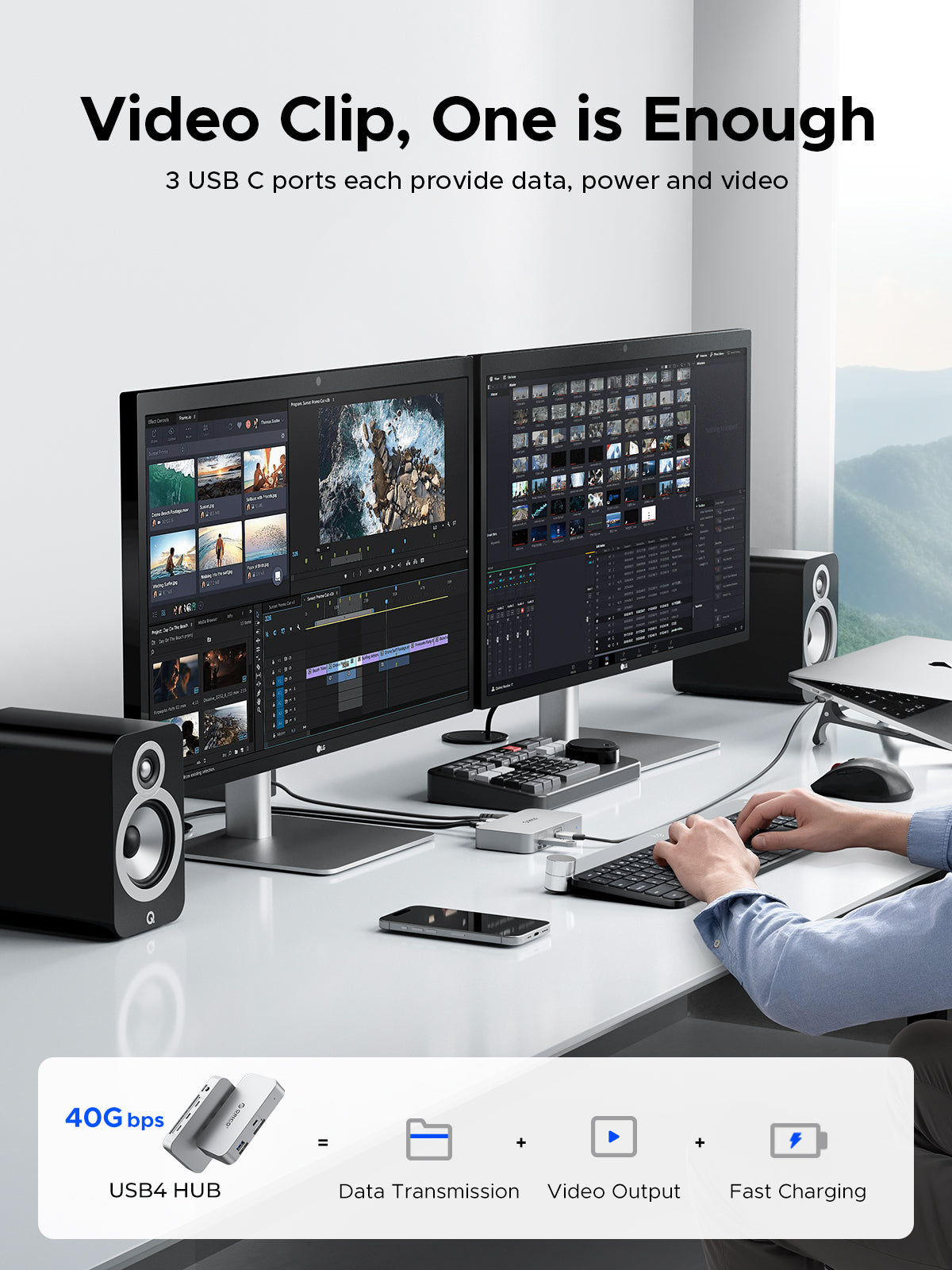 ORICO USB4 40Gbps 5-in-1 HUB