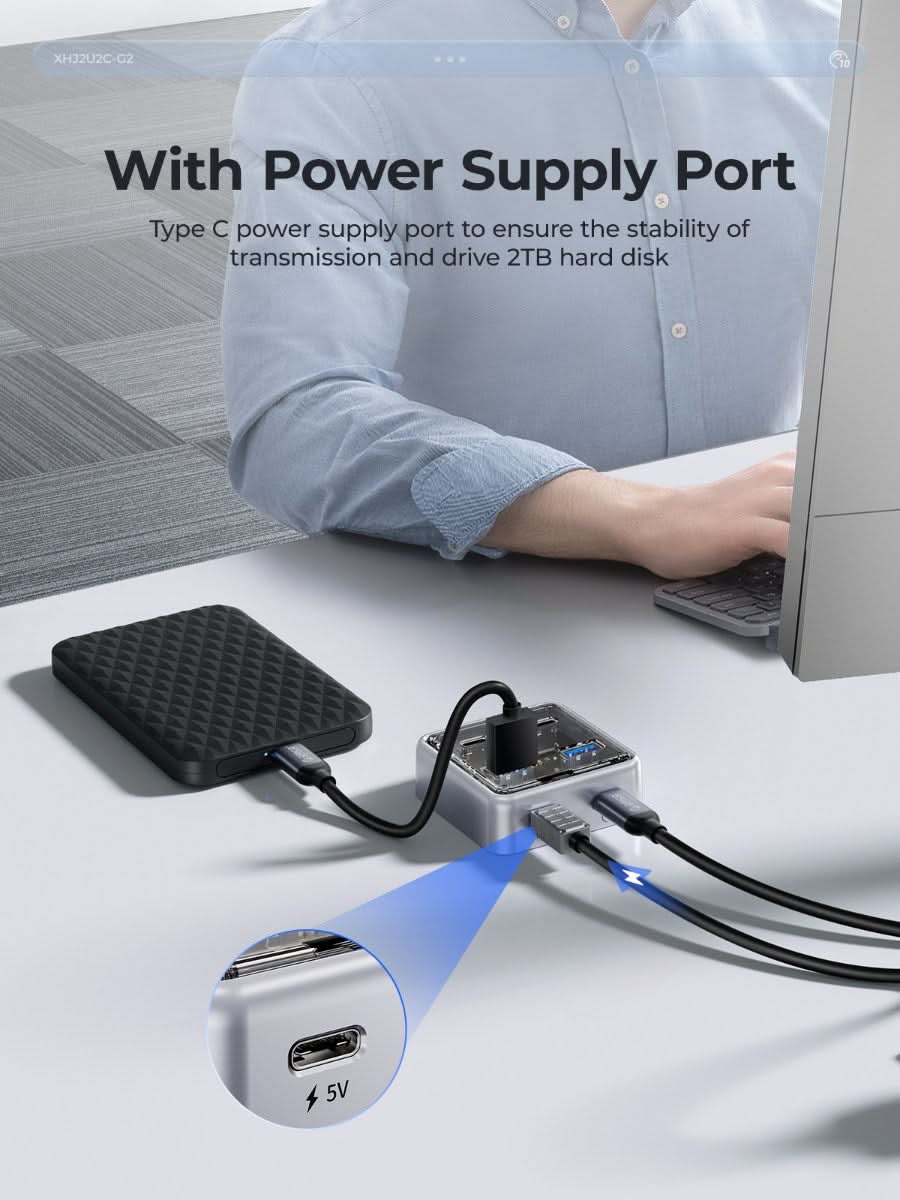 ORICO Transparent 4-in-1 10Gbps HUB - Orico