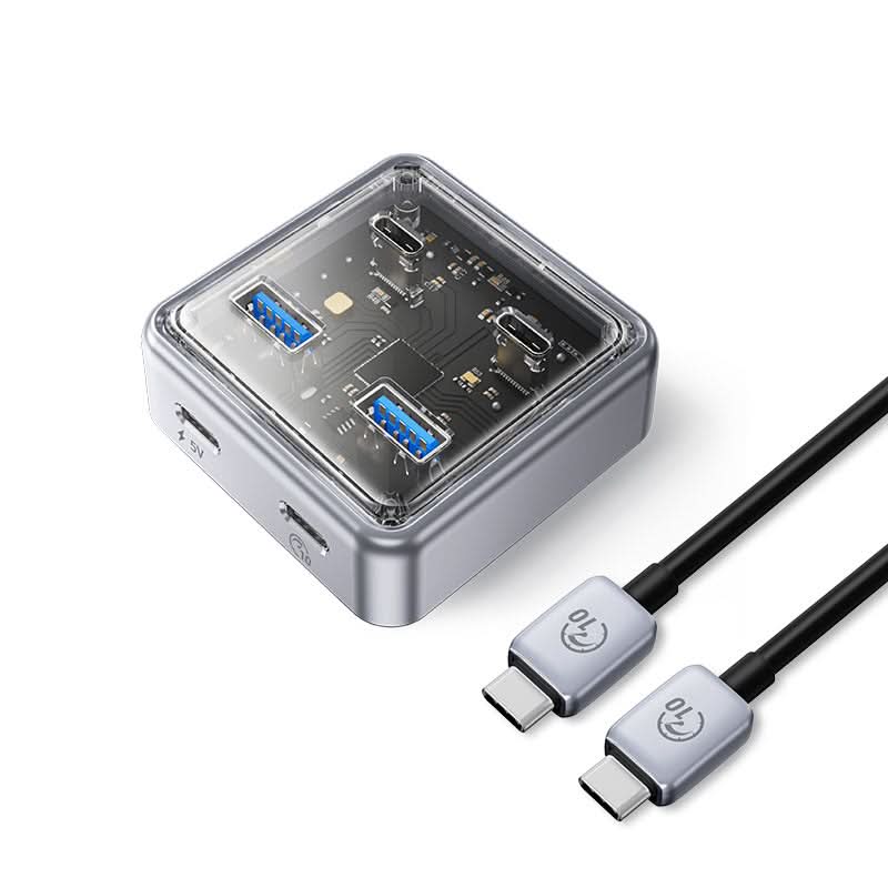 Transparent 4 1 10Gbps HUB