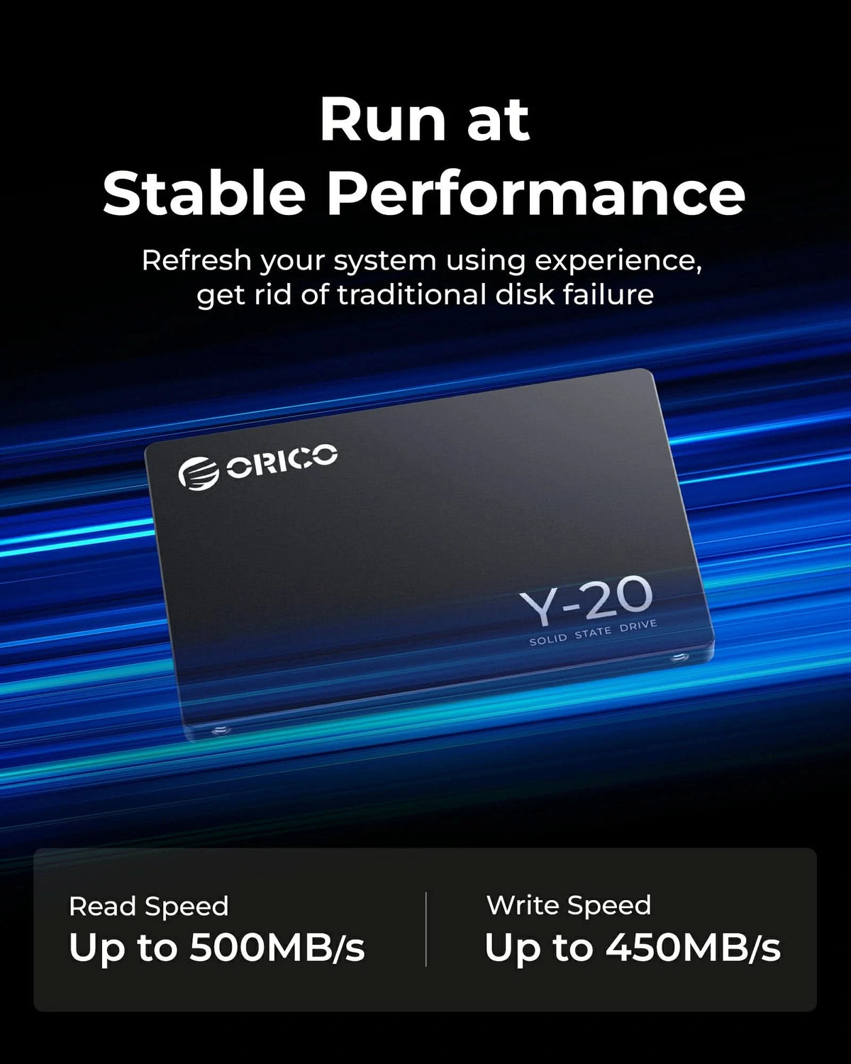 ORICO Y20 2.5 Inch SATA High-Capacity SSD