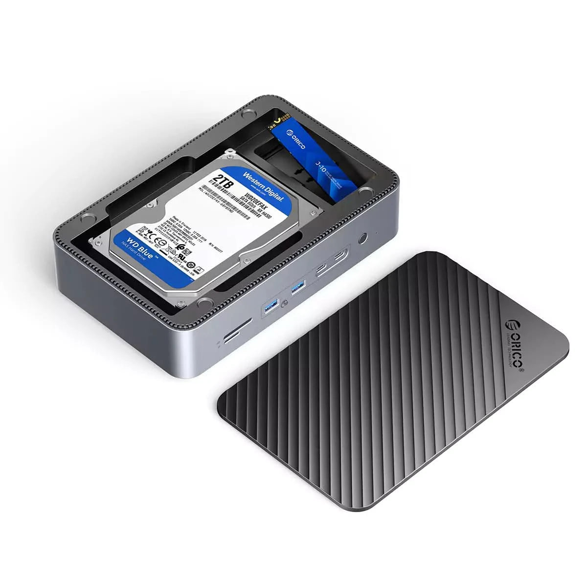 12 1 M.2 & HDD SSD Bay Docking Station