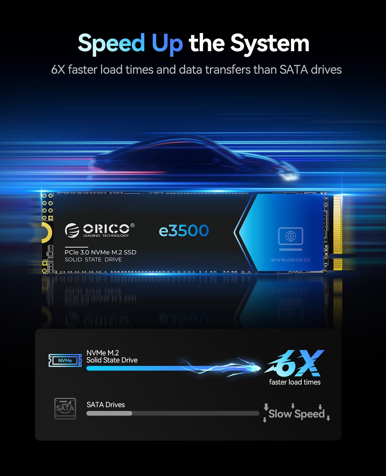 ORICO e3500 PCIe 3.0 NVMe M.2 SSD