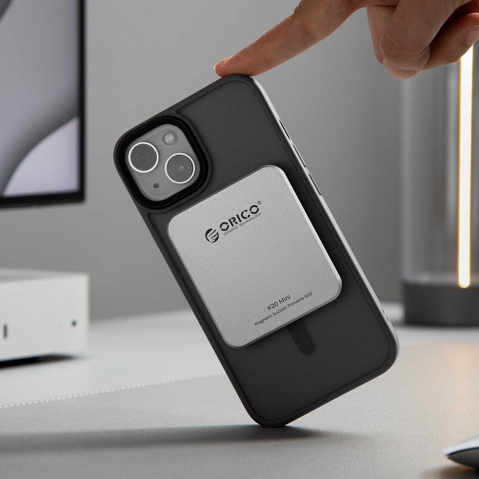 ORICO K20MINI Ultra-Slim Magnetic Portable SSD for iPhone Orico