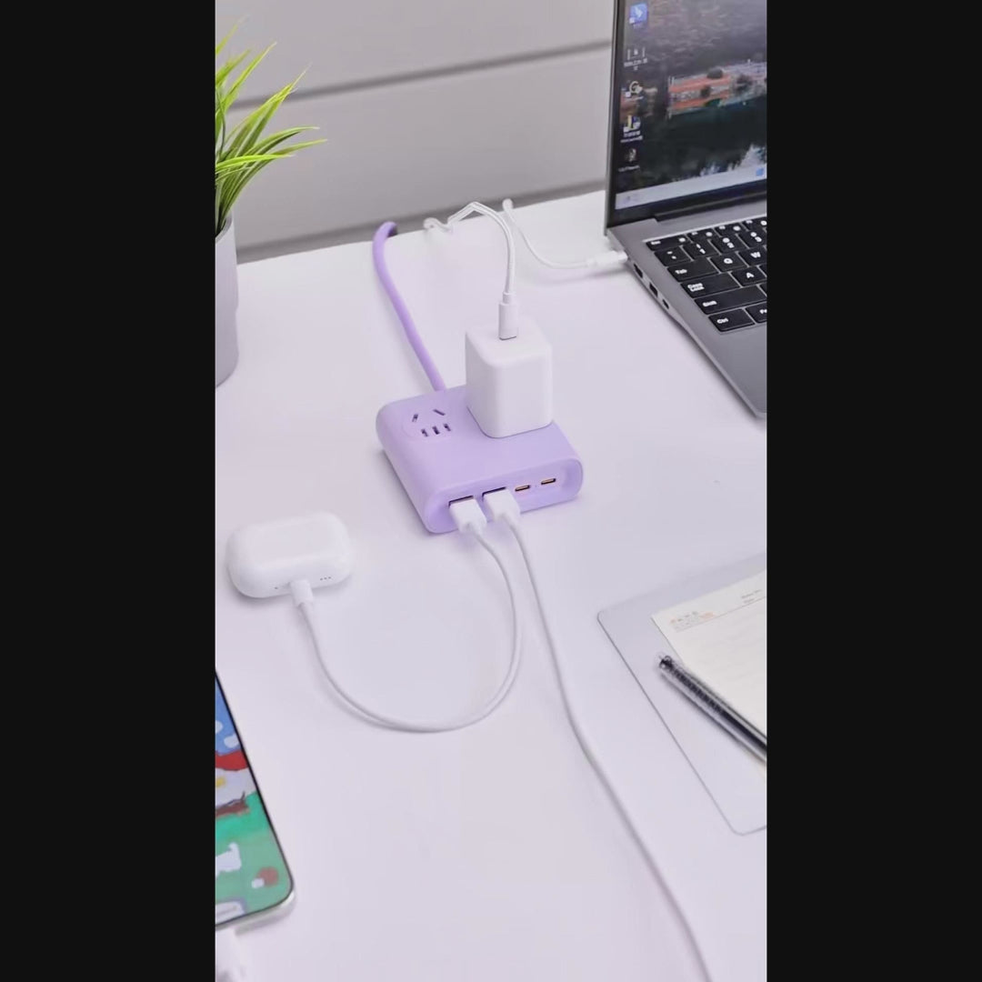 ORICO Power Brick US Plug 25W GaN 8-in-1 Charging Station